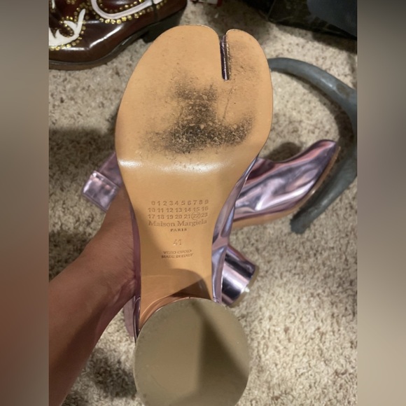 Maison Martin  Margiela Tabi metallic size 41 - Picture 4 of 8